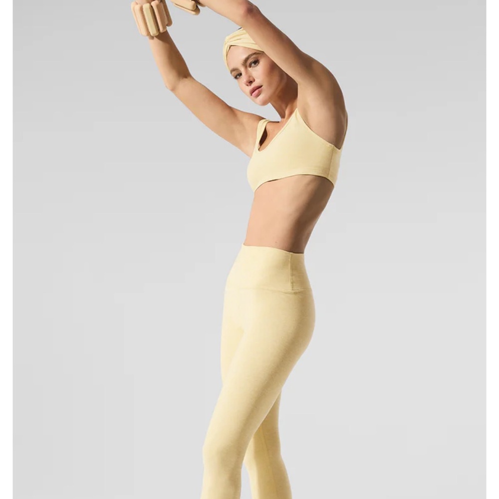 ALO Yoga | Tops | Butter Yellow Alo Set | Poshmark